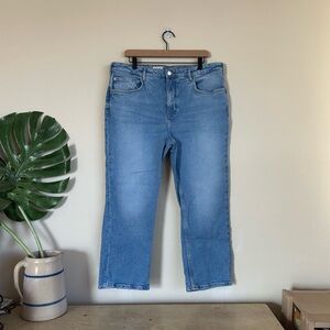 Anthropologie Pilcro Petite Crop Straight Leg Jeans